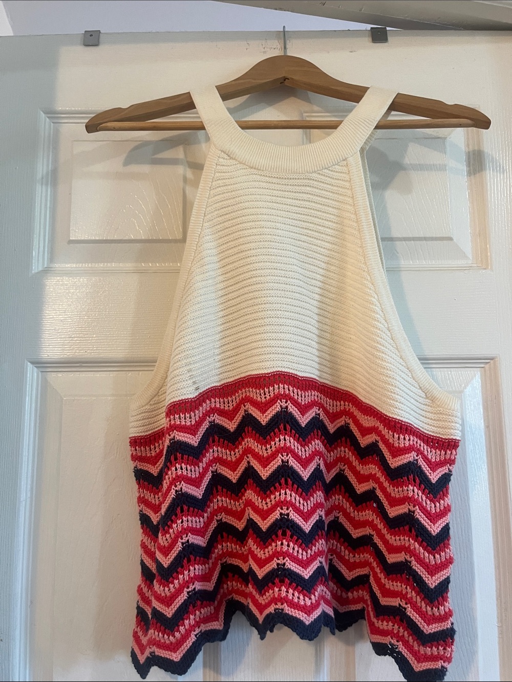 Crocheted tank top